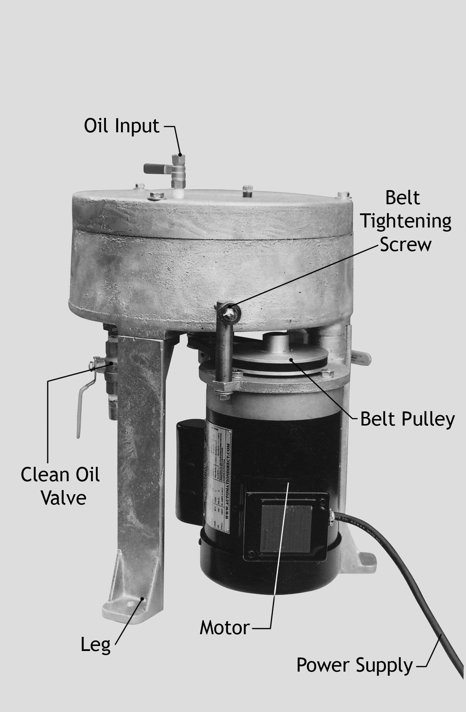 WMO oil centrifuge parts 2