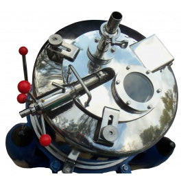 55 lb (25 kg) Perforated Bowl Basket Centrifuge | 304SS | Variable Speed | Industrial Grade [US-Filtermaxx] 1-Phase