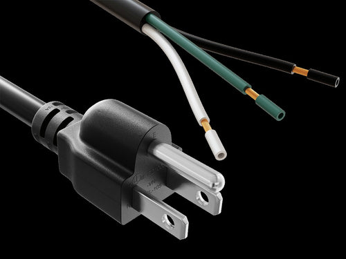 Spare / Replacement Power Cord — 3ft 12AWG 20A 110V AC 3-Prong (SJT)