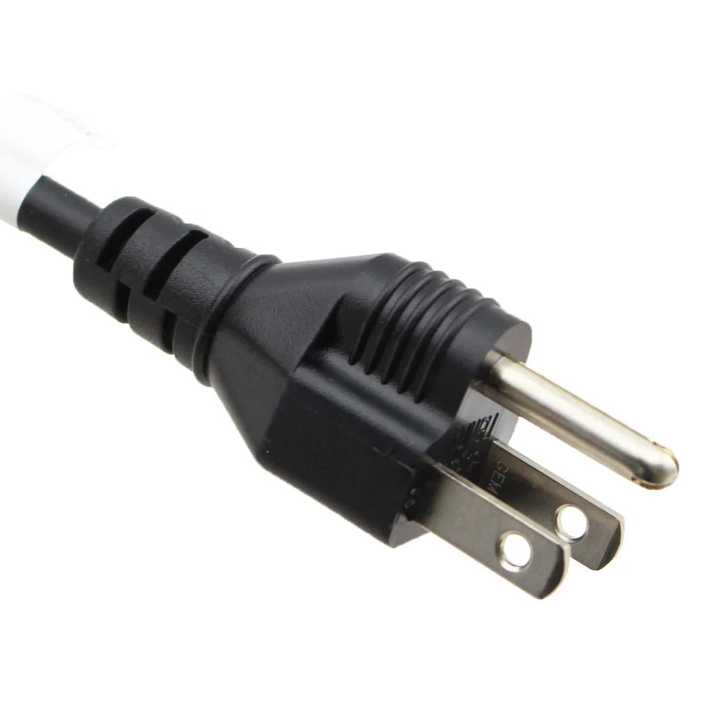 Power Cord — 6ft 12AWG 20A 110V AC 3-Prong (SJT)