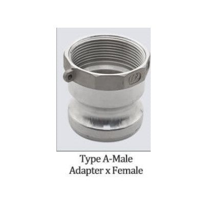 1in Camlock — Type A — Male Adapter x Female NPT