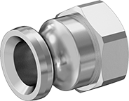 Male Camlock Adapter, Type A, male camlock x female NPT
