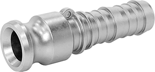 Male Camlock Adapter, Type E, barb x male camlock